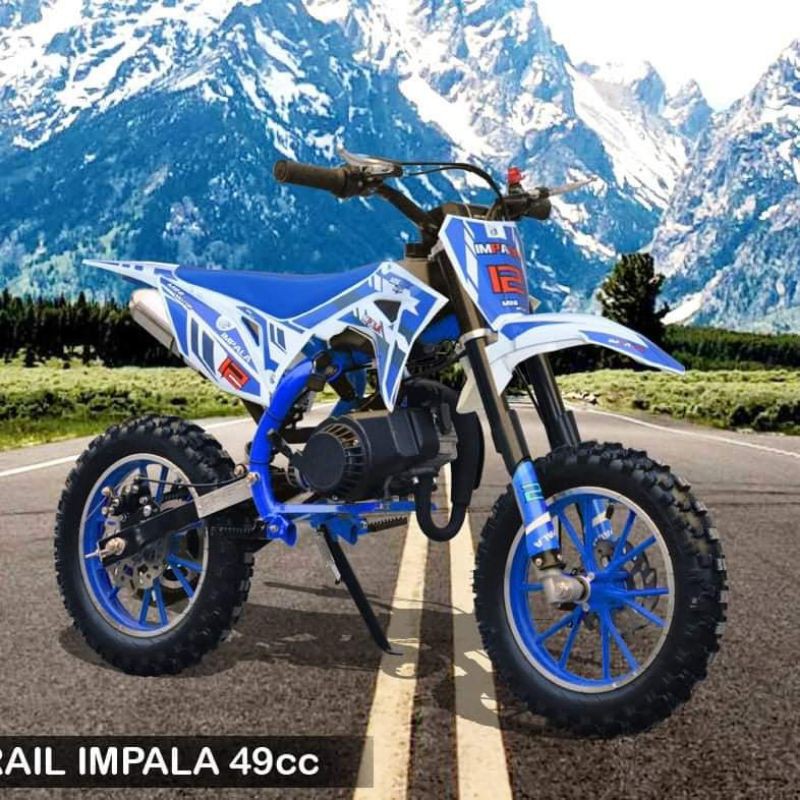 MOTOR MEDIUM TRAIL IMPALA MODEL TERBARU MESIN 2TAK 50CC~MAINAN MOTOR TRAIL~MOTOR CROSS~MAINAN ANAK