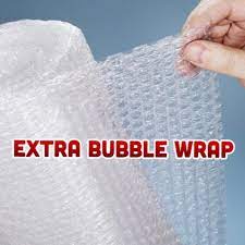 Extra BUBBLE WRAP untuk packaging tambahan / Bubble wrap tambahan packing supaya Aman / khusus untuk yang beli barang saja