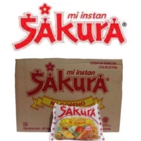 Mie Instan Sakura Goreng 60 gr 1 Dus Isi 40 pcs