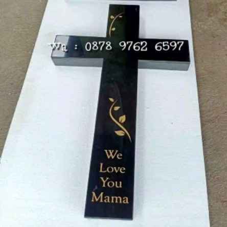 Batu Nisan Salib Makam Shopee Indonesia