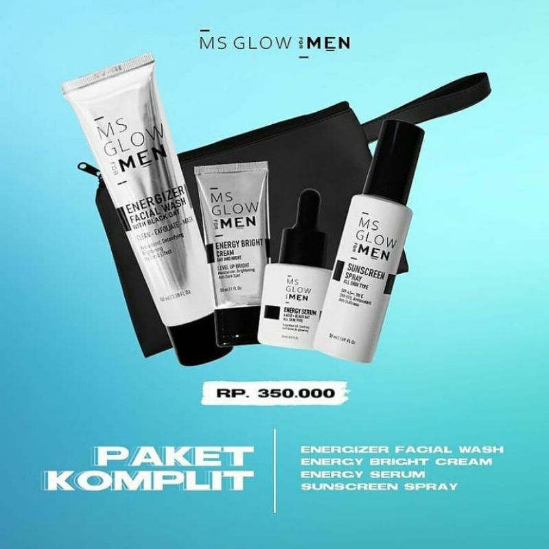 MS GLOW MEN LENGKAP