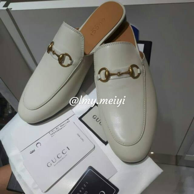 Ori leather sandal selop gucci high quality