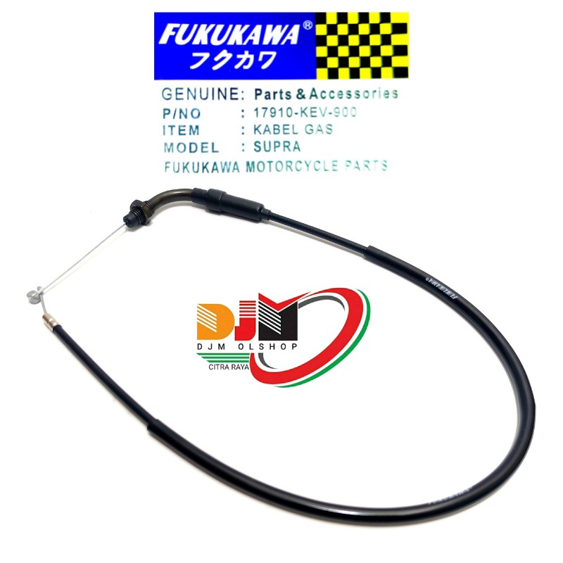 Kabel Gas Fukukawa Honda Bebek Blade, Grand, Karisma, Revo Abs, Supra, Supra x125, Supra 125 Inj