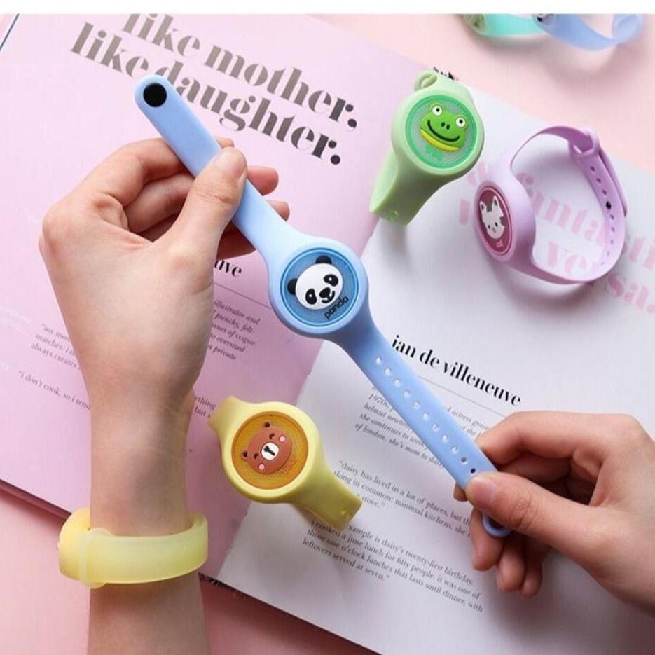 GELANG ANTI NYAMUK LED MOSQUITO  KARAKTER BISA UNTUK ANAK ANAK ATAUPUN DEWASA GELANG JAM ANTI NYAMUK