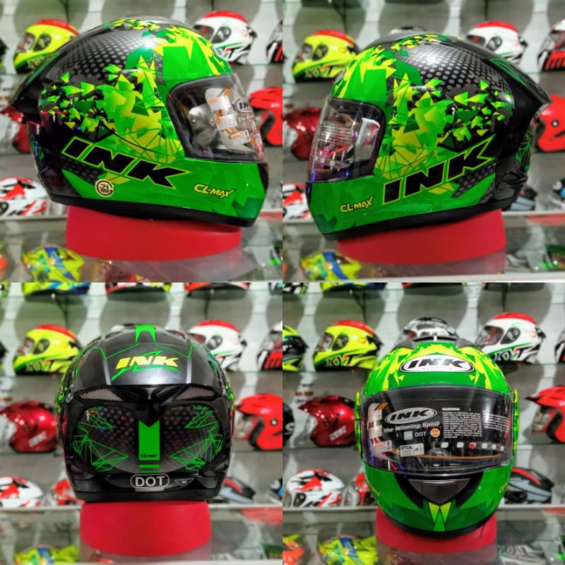 HELM INK CL-MAX NEW MOTIF SOLID SERIES 100% ORIGINAL SNI-DOT-6