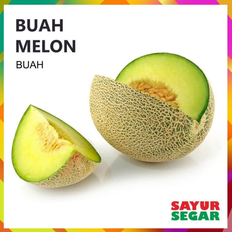 

buah melon segar fresh 1 whole 1.5 kg manis