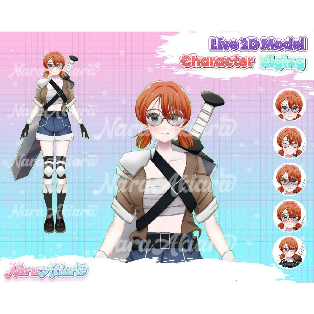 Karakter Anime Vtuber Model Live2D: Jadikan Streaming Anda Lebih Hidup dan Menawan, Layanan Live2D, 