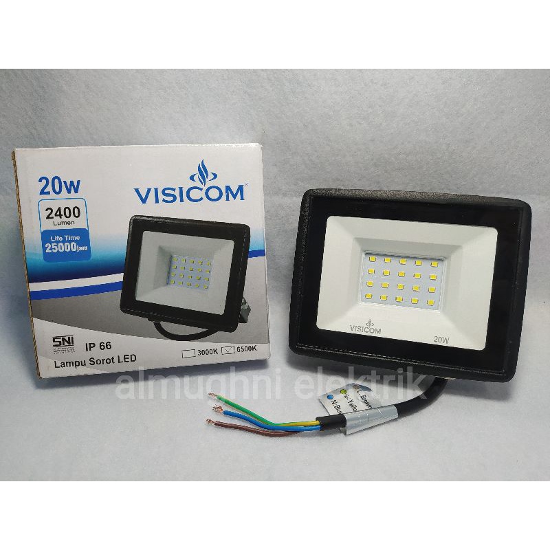 VISICOM lampu sorot led 20 W/LED  FLOOD LIGHT 20 W SMART VISICOM