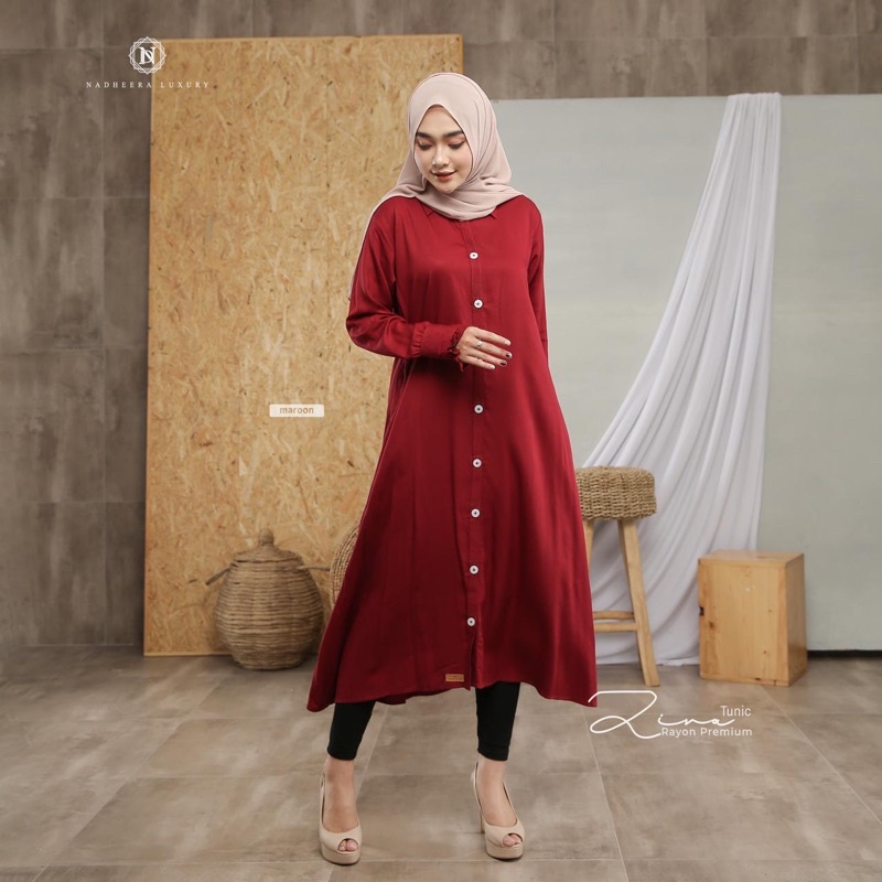 ZIVA TUNIC READY MAROON M