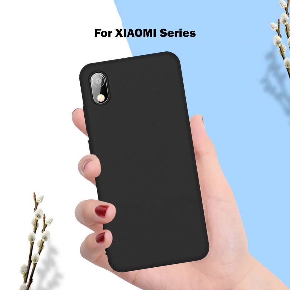 Softcase SLIM BLACKMATTE XIAOMI Redmi go Redmi 6a Redmi 8A Redmi 9A Redmi Note 7 Redmi Note 8 Pro Redmi 6 Pro Mi A2 / Mi 6x Mi 8 Lite Pocophone F1