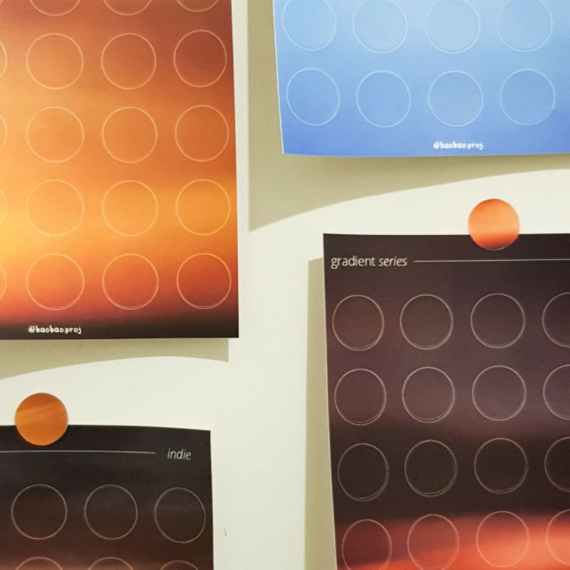 

Bao sticker — gradient series