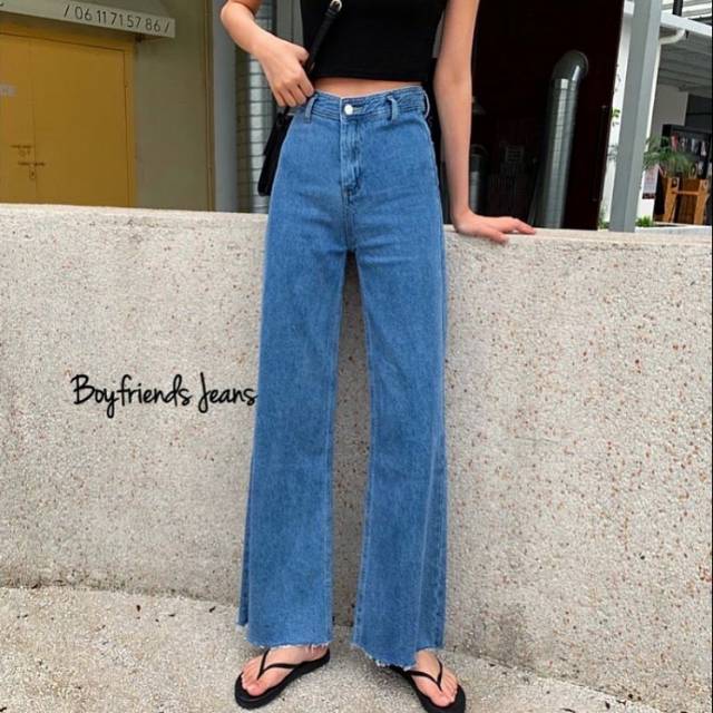 Kulot unfinished medium Kulot jeans Celana kulot HW Kulot unfinished medium Kulot jeans Celana kulot HW