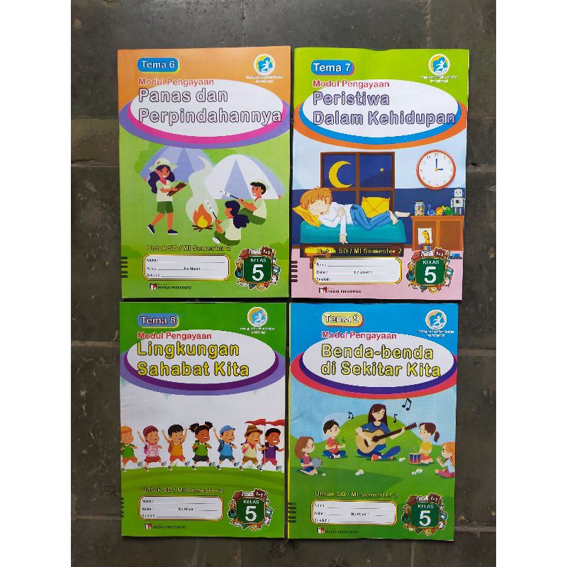 1 Paket LKS Modul Pengayaan 5 Tematik SD Kelas 5 Semester 2 Kurtilas