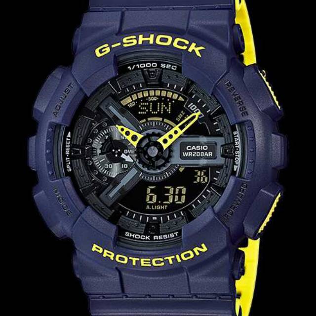 

1.775rb (d 4,5cm) Casio Gshock GA-110 original incl box n manual book n paper bag.jpg