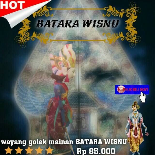 Jual Wayang Golek Mainan Batara Wisnu Shopee Indonesia