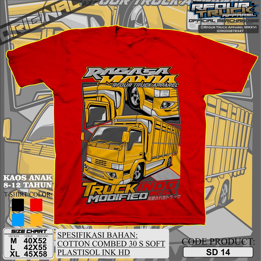 Kaos truck anak anak 8-12 tahun Baju kaos anak Kaos anak gambar truck Kaos truk anak Kaos Rfour Truck termurah kaos truk oleng kaos truck mania baju kaos truk oleng anak