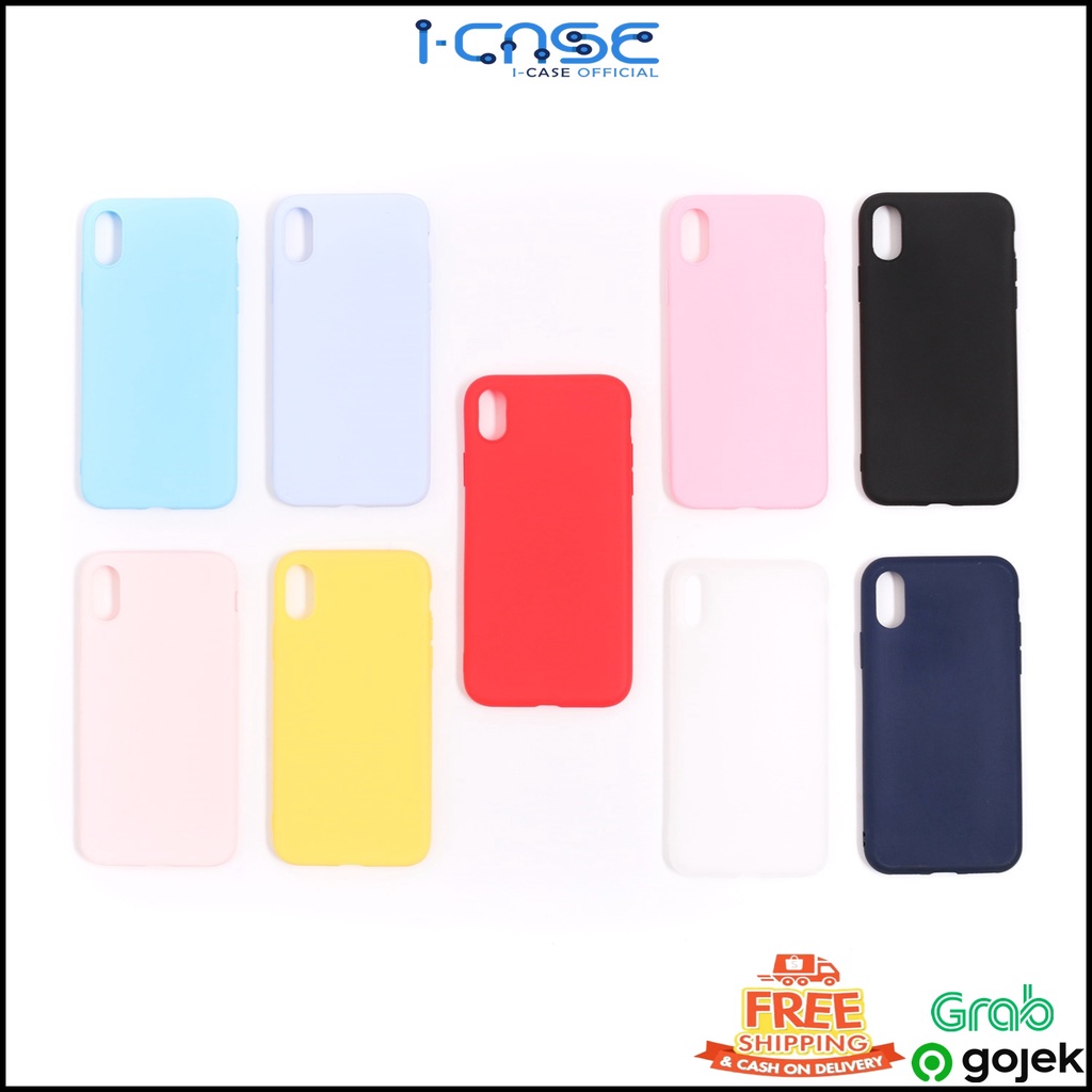 CANDY SILICONE SOFT CASE ALL TYPE IPHONE  11 PRO MAX X 6 7 8 Plus