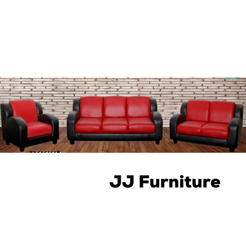 Sofa minimalis murah makassar merah