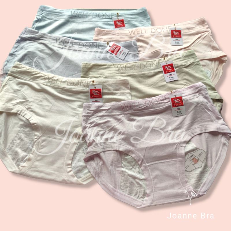 Elena Celana Dalam Menstruasi Wanita Katun Lembut E 9399 - CD Fit bb 65kg Period Pants Datang Bulan 