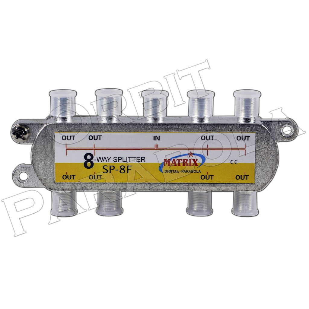 8 Way Splitter Matrix  SP - 8F CATV