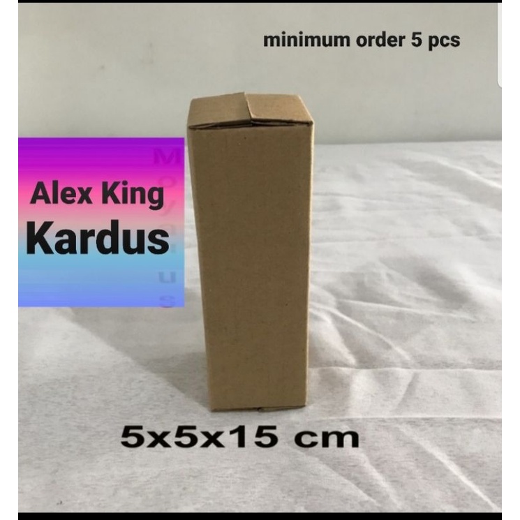

Kardus / box / uk. 5x5x15 cm / Karton packing polos baru ST