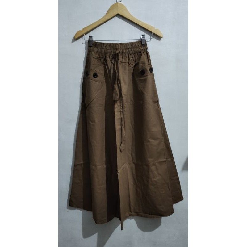 Rok Panjang Payung Bahan Katun Cigarete 01