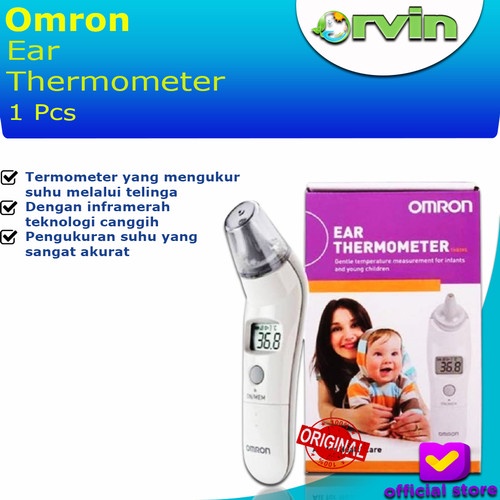 Terlaris Omron Ear Thermometer / Termometer telinga / Omron Termometer