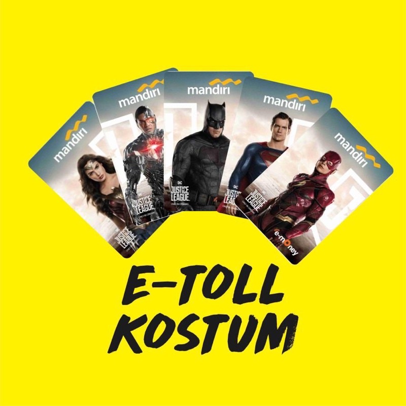 Cetak Custom E Tol Toll Card BCA Flaz Flazz Gen2 Gen 2 Mandiri E Money 1 Sisi