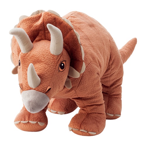 JATTELIK Boneka, dinosaurus dinosaur triceratops, 69 cm