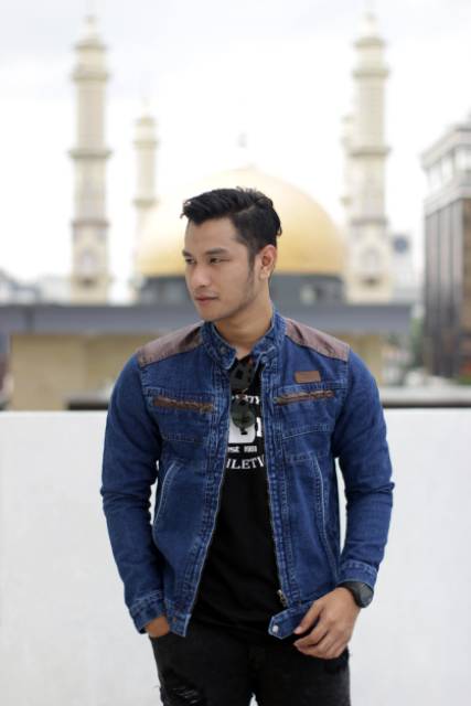 jaket jeans rovcavela (bio wosh)