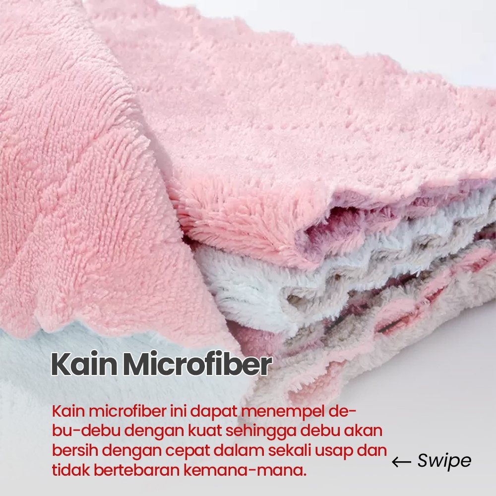 Kain Lap Microfiber Lap Dapur Cepat Menyerap Air