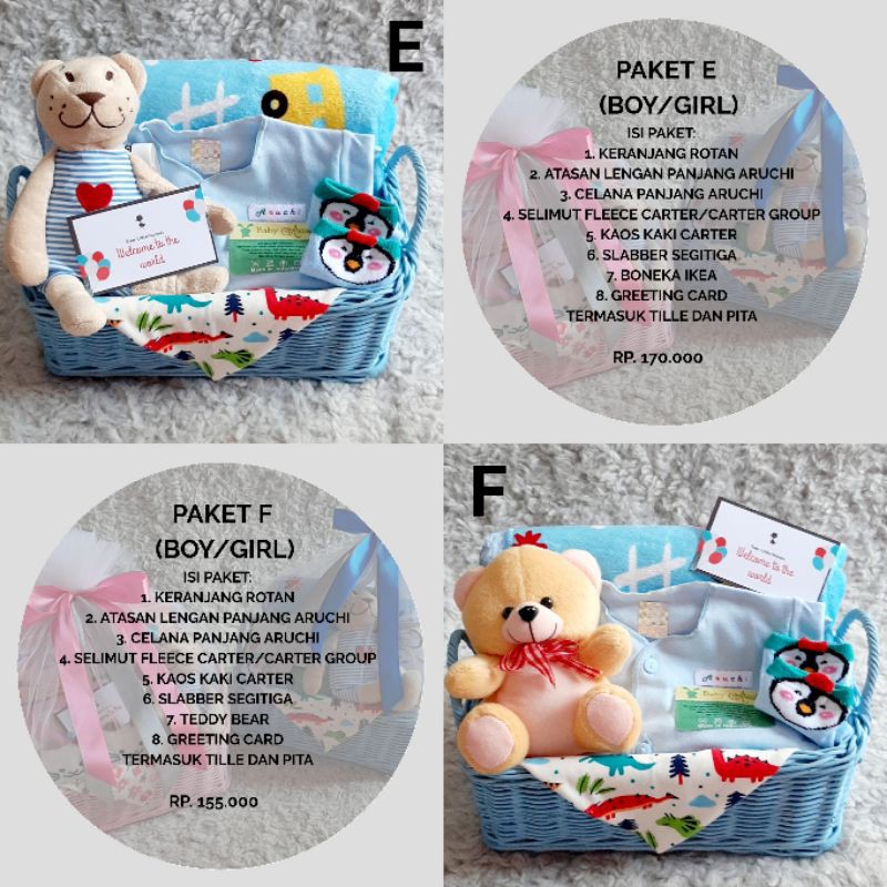 Baby Hampers Bayi Paket Kado Parsel Bayi New Born Bingkisan Bayi