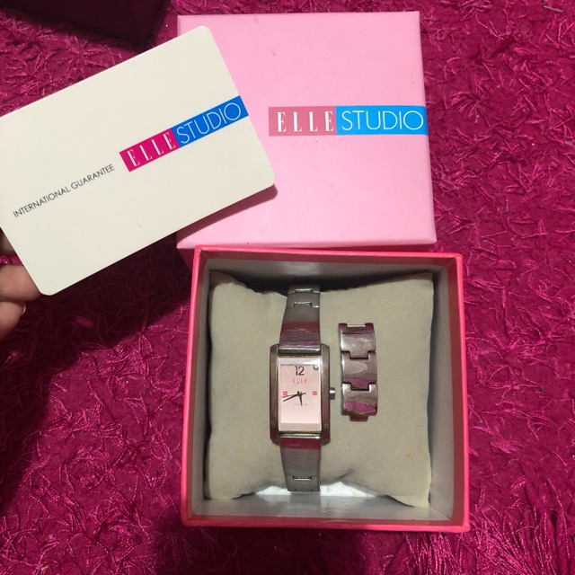 Preloved jam tangan wanita ELLE STUDIO ORIGINAL