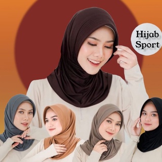 Jilbab Sporty/ Hijab Instant/Jilbab Instan Clemira Bergo Sport