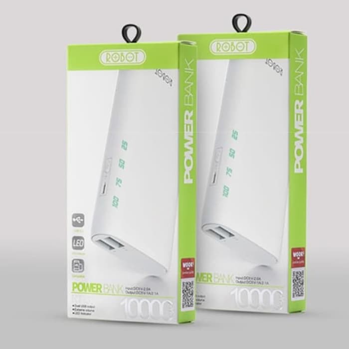 POWERBANK ROBOT RT130 10000MAH ORIGINAL