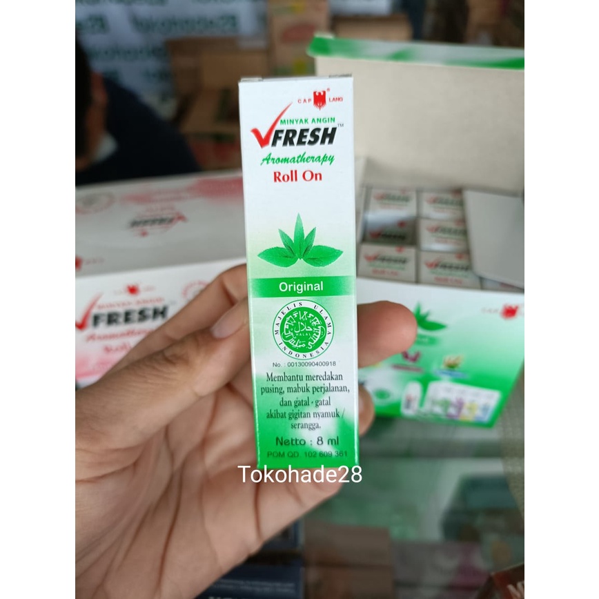 VFresh Minyak Angin Aromatherapy V Fresh Cap Lang 8ml