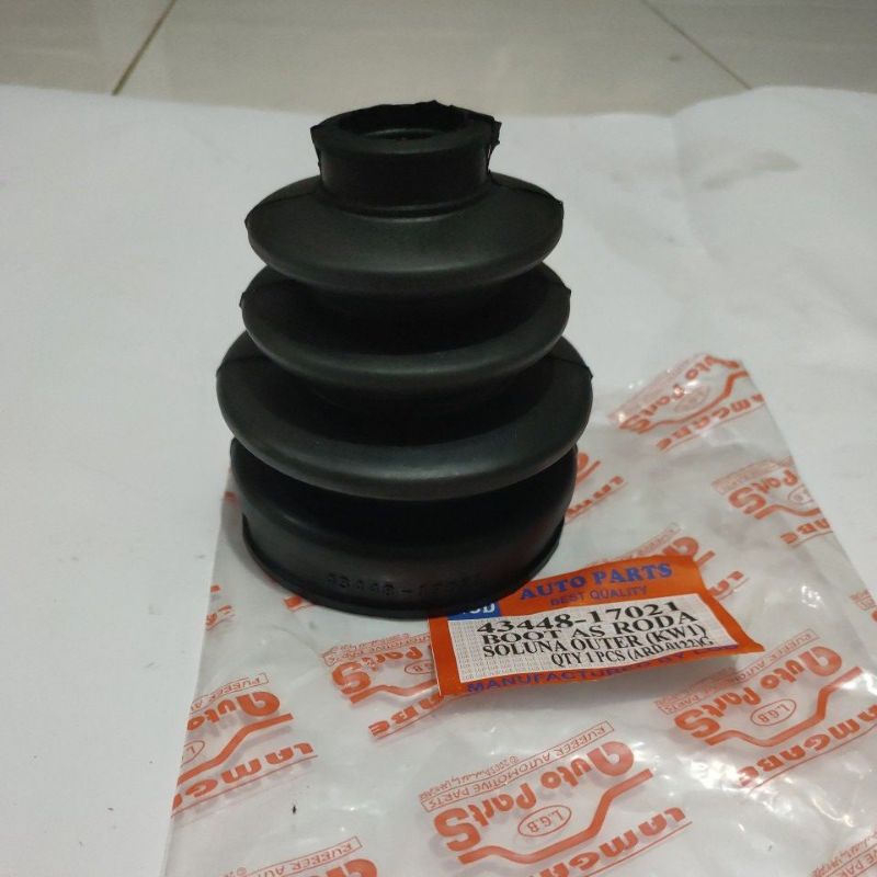 karet boot as roda Soluna luar CV joint Soluna  outer