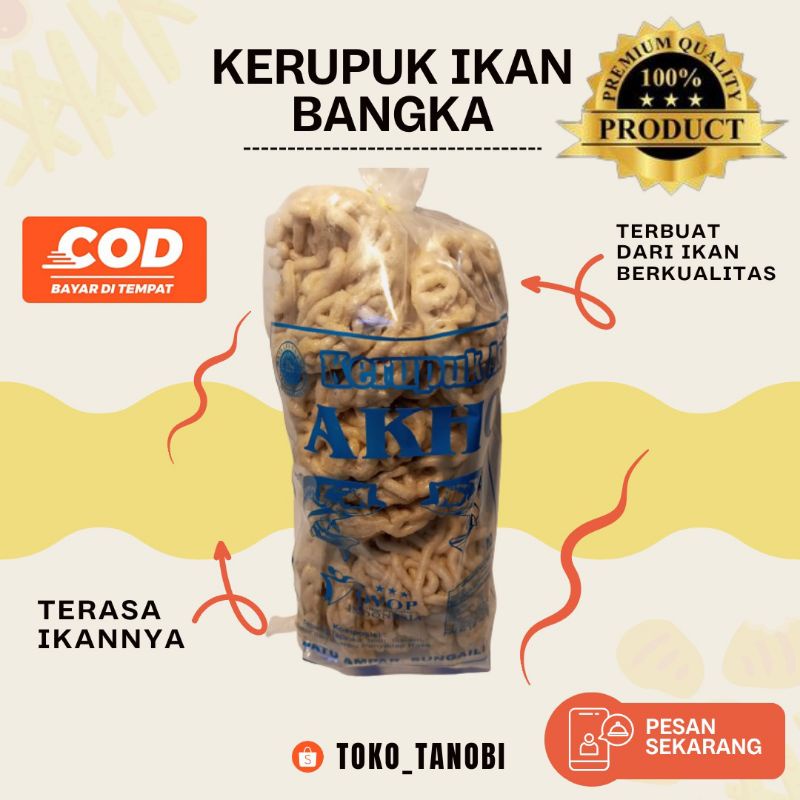 

KERUPUK IKAN ASLI/KERUPUK SUPER ENAK/KERUPUK BANGKA/KERUPUK/KEMPLANG GORENG/KEMPLANG BANGKA/KEMPLANG IKAN/KERUPUK HITAM/