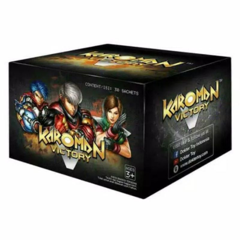 1 box isi 30 sachet puzle 3D karoman victory