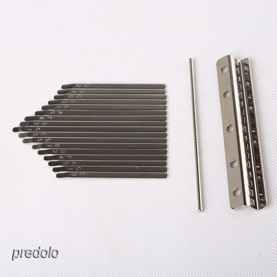 HOT☞[READY STOCK]WINLY Thumb Piano Bridge Alat Musik Piano Jari Kal  Set Kit For Kalimba DIY Replacement Parts Kalimba 17 Kunci Piano Pengganti Bahan Metal Alat Musik Piano Jari Kalimba 17 Kunci