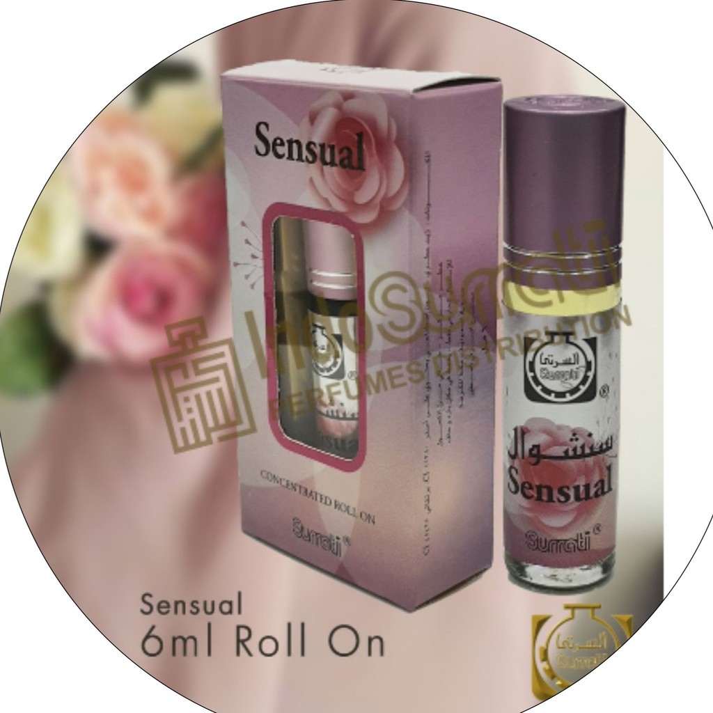 Parfum SENSUAL 6ml Roll On | Parfum Surrati | Surrati Perfumes | Bibit Minyak Wangi | Parfum Surrati | Non Alkohol |  Surrati Perfumes| Original Product | Surrati Factory Holly Makkah KSA