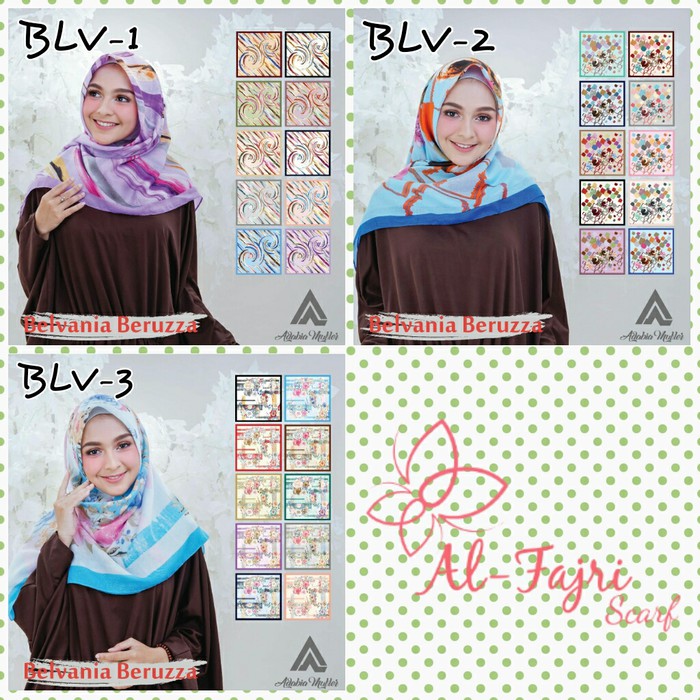 Hijab/Jilbab [Grosir] Belvania Beruzza by Adabia Mufler