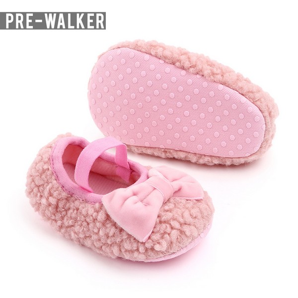 Sepatu Bayi Perempuan Motif Pita S1120