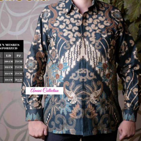 Terbaik Kemeja Batik Ekslusif Kemeja Lengan Panjang Batik Danarhadi Batik Keris Shopee Indonesia