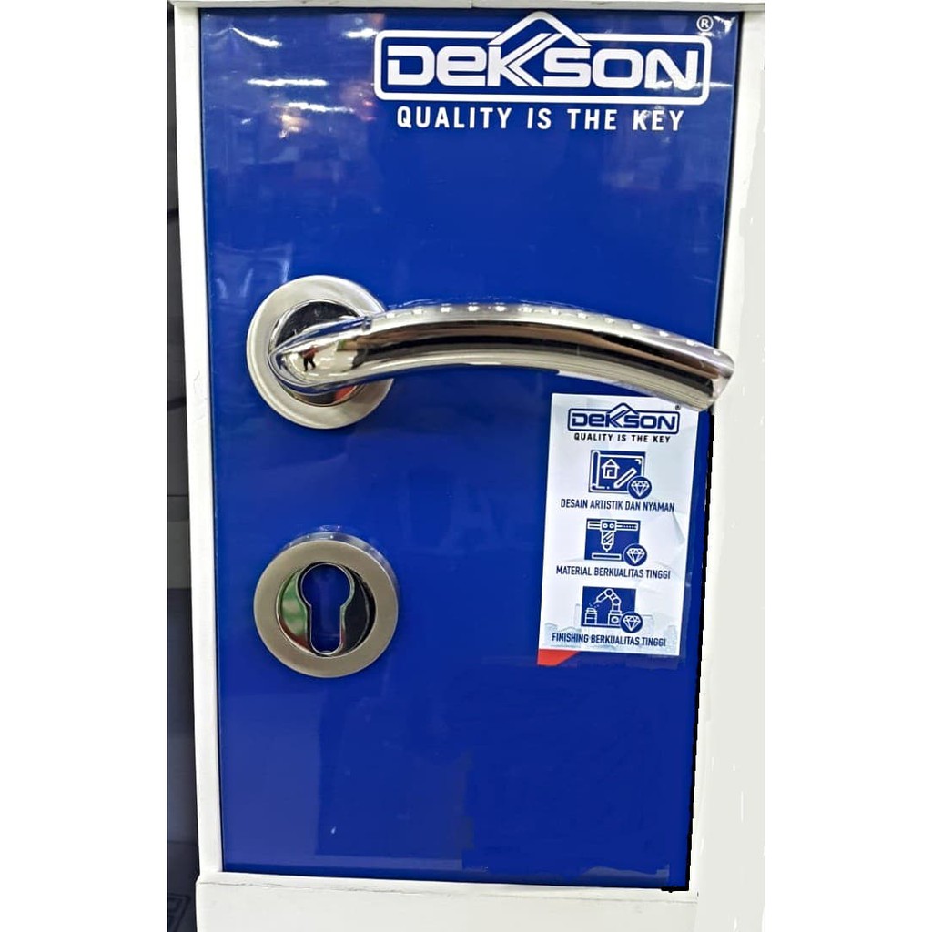 Set Kunci Pintu KAYU Dekkson Silinder Handle Kunci Dekson Dekkson SNI