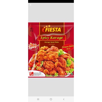 

fiesta spaicy karage 500gram