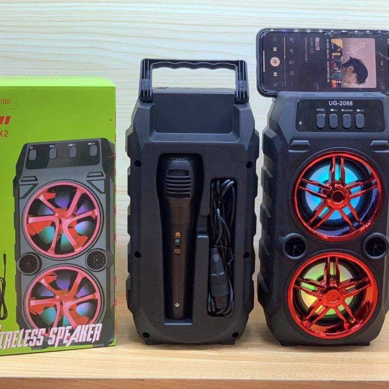 SPEAKER BLUETOOTH UG-2088 BONUS MIC SPEAKER BESAR BASS