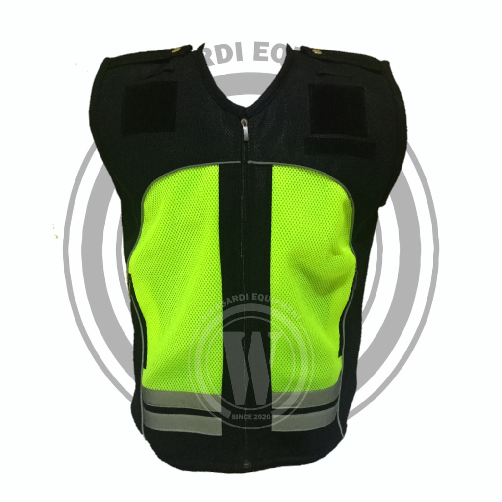 Rompi SECURITY CUSTOM vest SECURITY vest POLISI/DISHUB/terlaris DOUBLE MESS terbaru