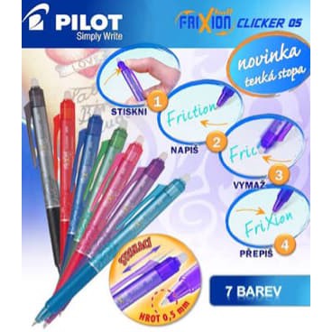 

@@SALE@@@ Pulpen Pilot Frixion Clicker 3 in 1 ( Pulpen 3 Warna) atk