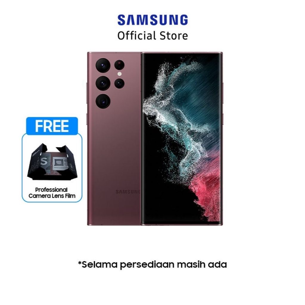 [Free Gift] Samsung Galaxy S22 Ultra 5G 12/256GB – Phantom Black